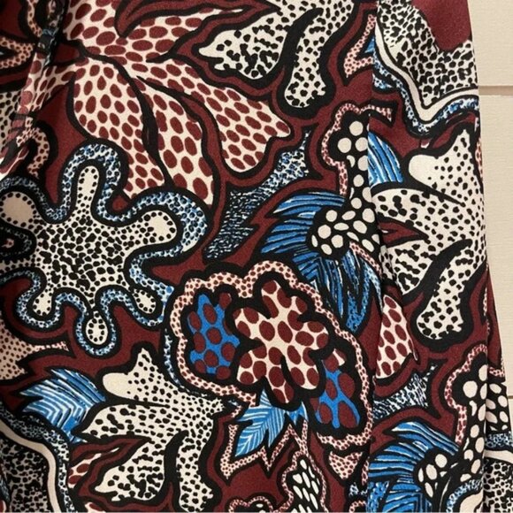 Diane Von Furstenberg Akila Abstract Print Mini Dress Womens Size Medium - Picture 4 of 8